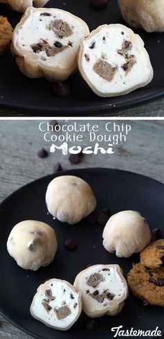 Chocolate Chip Cookie Dough Mochi