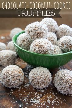 Chocolate Coconut Cookie Truffles (Yum Yum Balls