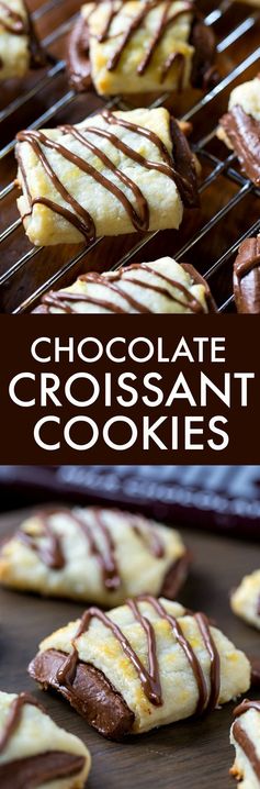 Chocolate Croissant Cookies