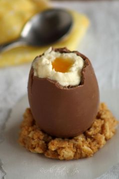 Chocolate Easter Eggs with Cheesecake Filling