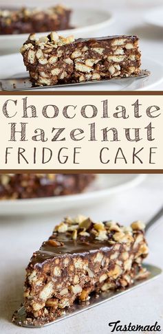 Chocolate Hazelnut Fridge Cake