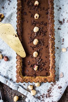 Chocolate hazelnut Truffle Tart