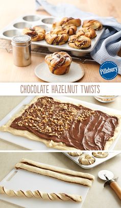 Chocolate Hazelnut Twists