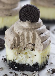 Chocolate Mousse Oreo Cheesecake Cupcakes