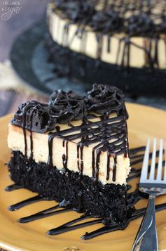 Chocolate Peanut Butter Truffle Cake