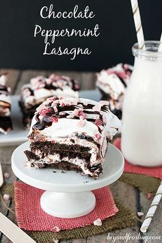 Chocolate Peppermint Lasagna