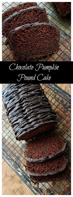 Chocolate Pumpkin Pound Cake