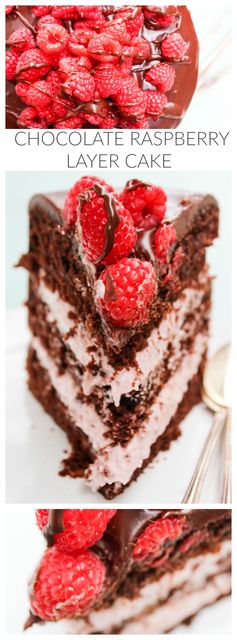 Chocolate Raspberry Layer Cake