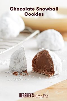 Chocolate Snowball Cookies