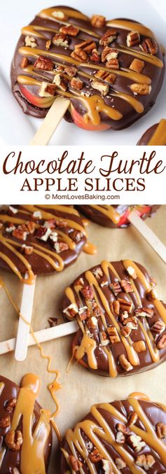 Chocolate Turtle Apple Slices