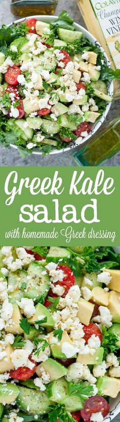 Chopped Greek Kale Salad