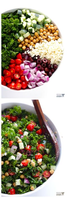 Chopped Kale Greek Salad