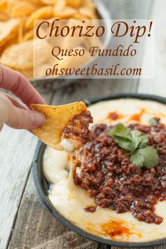 Chorizo Dip-Queso Fundido