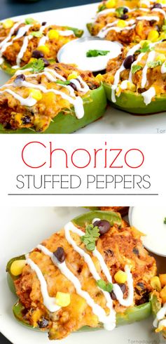 Chorizo Stuffed Peppers