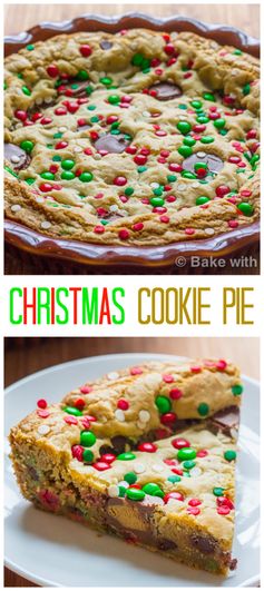 Christmas Cookie Pie