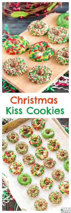 Christmas Kiss Cookies
