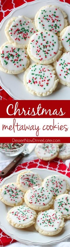 Christmas Meltaway Cookies