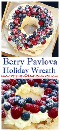 Christmas Pavlova Wreath