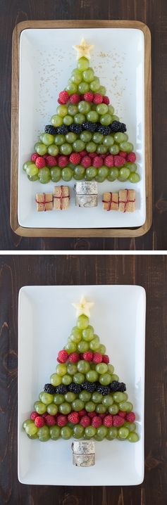 Christmas Tree Fruit Platter