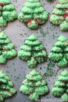 Christmas Tree Spritz Cookies