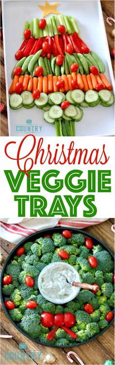 Christmas Tree Veggie Tray