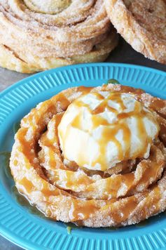 Churro Funnel Cakes