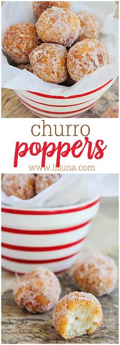 Churro Poppers