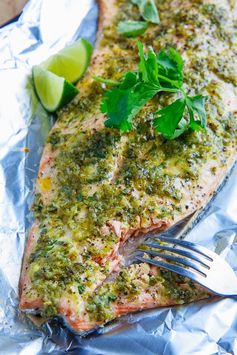 Cilantro and Lime Salmon