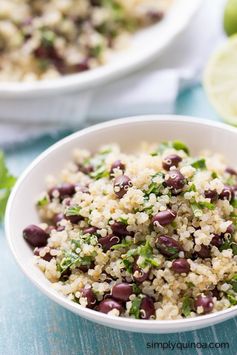 Cilantro-Lime Black Bean Quinoa Salad