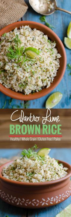 Cilantro Lime Brown Rice | Vegan & Gluten Free