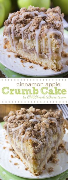 Cinnamon Apple Crumb Cake