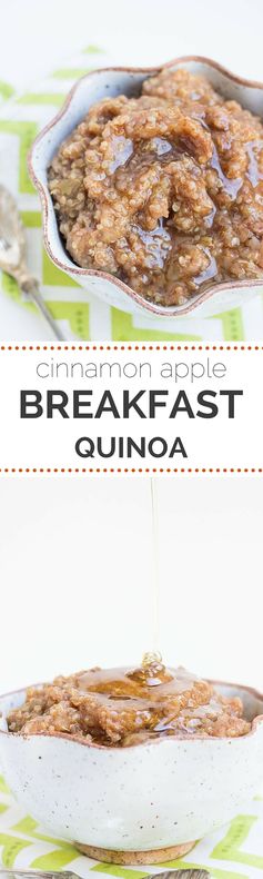 Cinnamon Apple Quinoa Breakfast