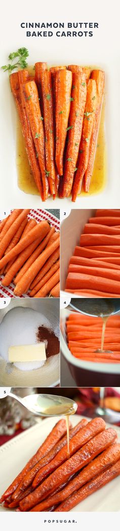 Cinnamon Butter Baked Carrots