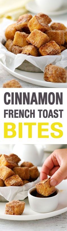 Cinnamon French Toast Bites