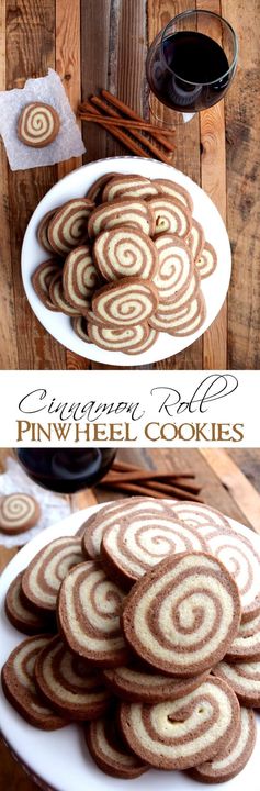 Cinnamon Log Pinwheel Cookies