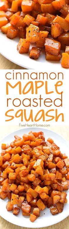 Cinnamon Maple Roasted Squash