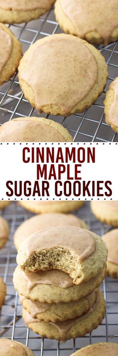 Cinnamon Maple Sugar Cookies