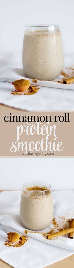 Cinnamon Roll Protein Smoothie