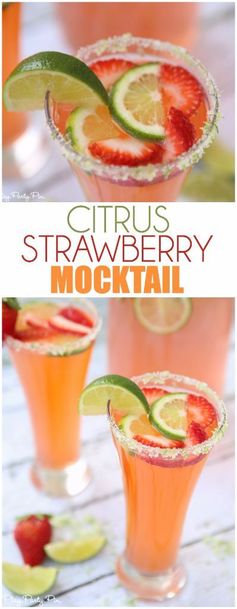 Citrus Strawberry Mocktail