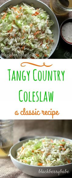 Classic Country Coleslaw (Vinegar Coleslaw