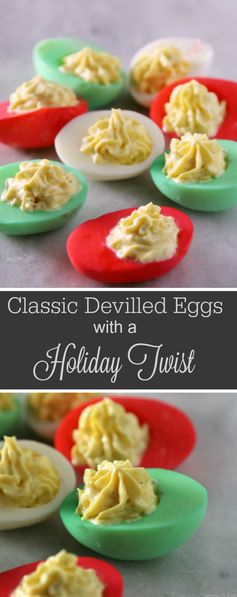 Classic Devilled Eggs Recipe With a Holiday Twist