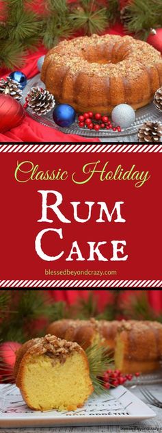 Classic Holiday Rum Cake