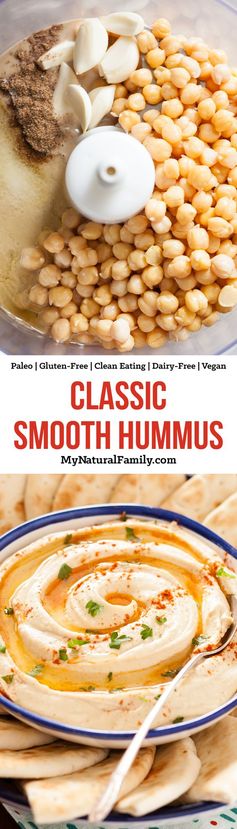 Classic, Smooth Clean Eating Hummus