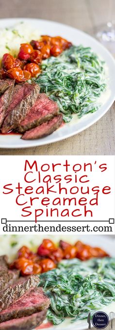 Classic Steakhouse Creamed Spinach