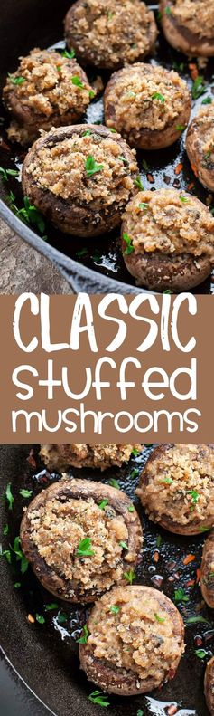 Classic Stuffed Mushrooms