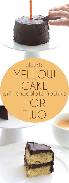 Classic Yellow Cake for Two