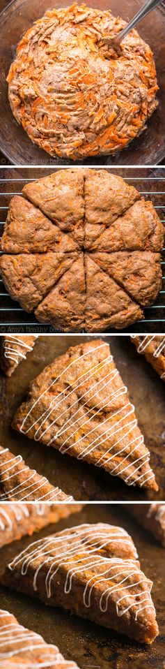 Clean Carrot Cake Scones