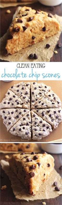 Clean Chocolate Chip Scones