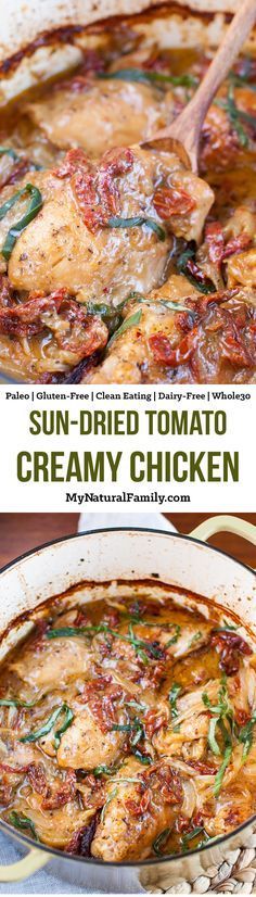 Clean Eating Creamy Sun-dried Tomato Chicken