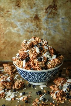 Coconut Blueberry Almond Granola- GF and Vegan